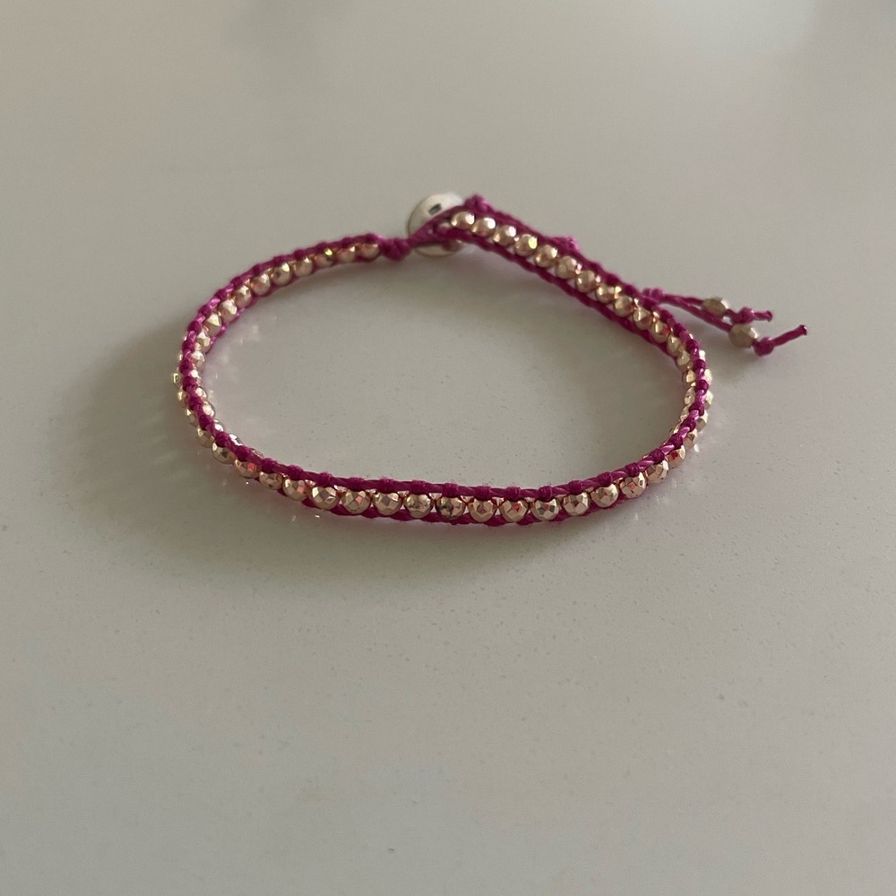 Chan Luu Rose Gold Single Wrap Bracelet